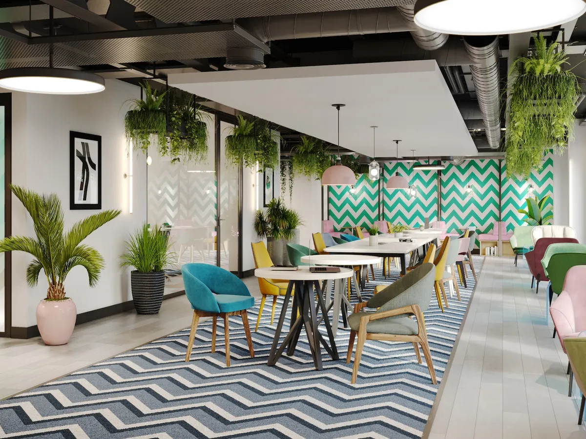 Working area at Newcastle apartments